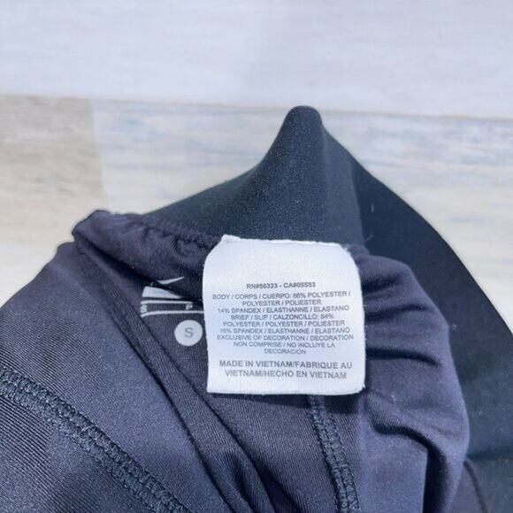 NIKE Icon 2 In 1 Dri Fit Running Shorts Neon Green Black Polka Dots Womens Small - Picture 6 of 7